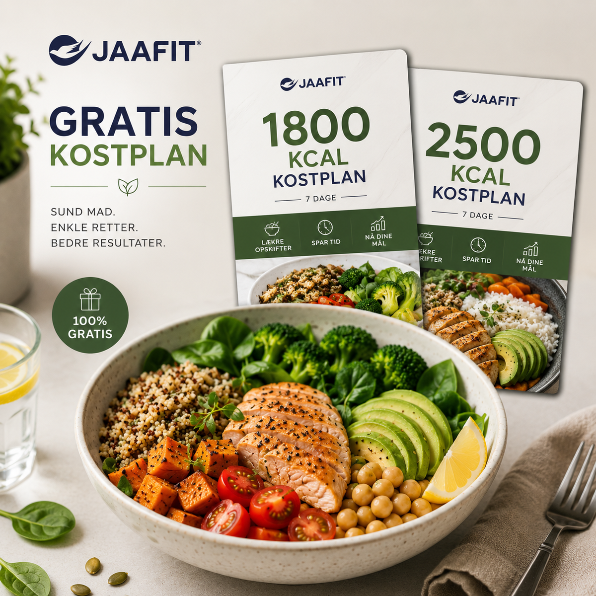 2 Gratis Maaltijdplannen