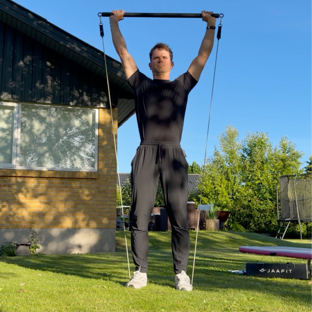 JAAFIT PRO training in de woonkamer
