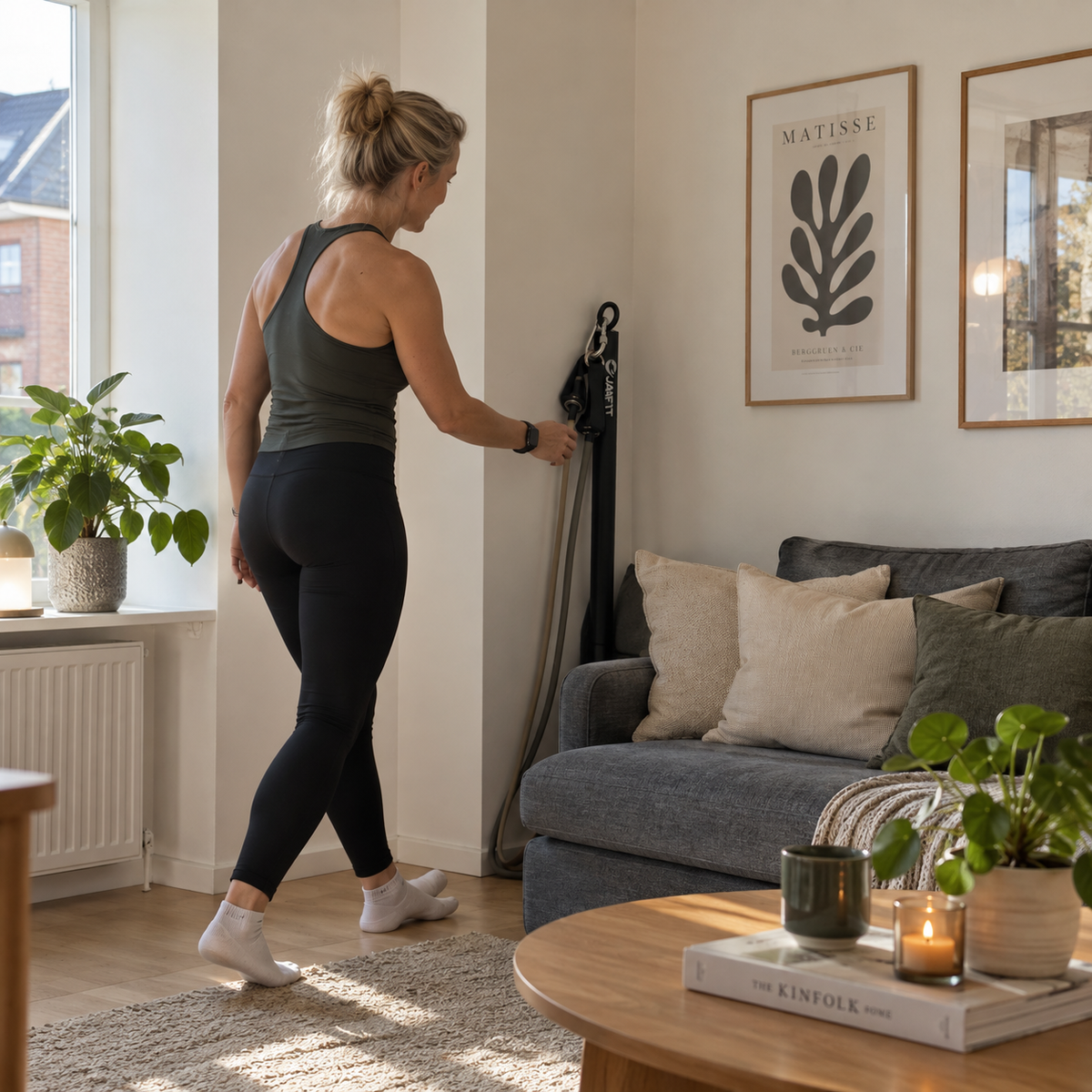 JAAFIT PRO training in de woonkamer